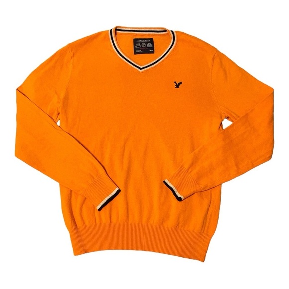 American Eagle Orange Sweater Men’s Medium Beautiful! ⭐️ - Picture 1 of 6